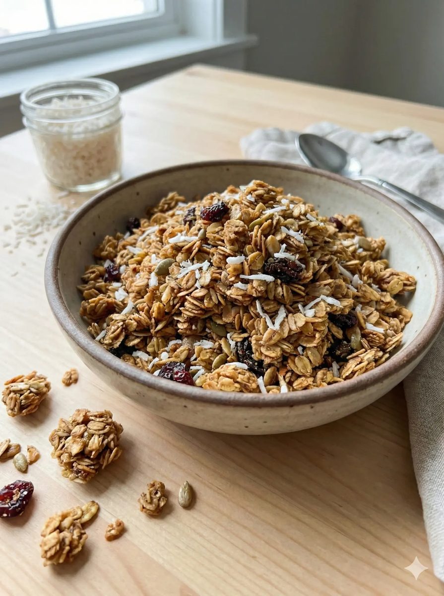 Coconut Vanilla Mighty Seed Granola
